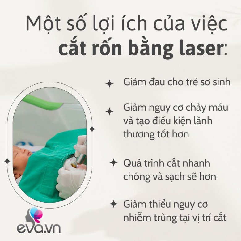 amp;#34;Cắt rốn bằng laser có lợi cho trẻ thế nàoamp;#34; và những điều mẹ bầu cần biết về phương pháp hiện đại này - 3