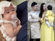 Đỗ Mỹ Linh khoe đồ ăn dặm cho con, cháu gái Bầu Hiển 8 tháng tuổi bụ bẫm, 2 tay ú nần cực yêu