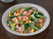 Bếp Eva - Loại quả bị nhiều người chê nhớt nhưng là "nhân sâm xanh", có giá 35.000 đồng/kg, trộn với tôm được món siêu bổ