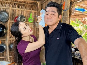 Nhan sắc trẻ đẹp ở tuổi U60 của nữ diễn viên vừa được Huỳnh Anh Tuấn nhận là vợ, còn vào bếp nấu ăn cho