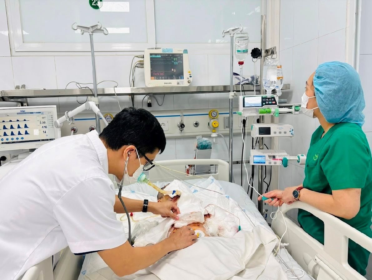 Bé trai đã tử vong. 