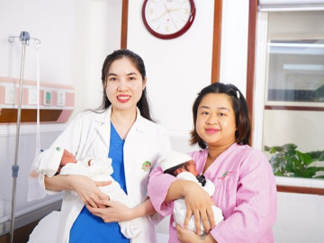 Sức khỏe - Suy giảm buồng trứng sớm, người phụ nữ 35 tuổi hạnh phúc vỡ òa khi đón cặp song sinh