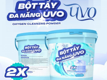 Bột tẩy đa năng UVO - Giải pháp đánh bay mọi vết bẩn hiệu quả, an toàn cho các mẹ đảm đang