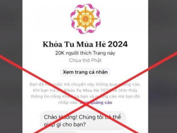 Sập bẫy khóa tu mùa hè, người phụ nữ bị chiếm đoạt 2,8 tỷ đồng