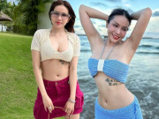 Thời trang - Mỹ nhân làng hài có vòng 1 đẹp nhất mê diện đồ mát mẻ, khoe hình xăm ở vị trí hiểm hóc