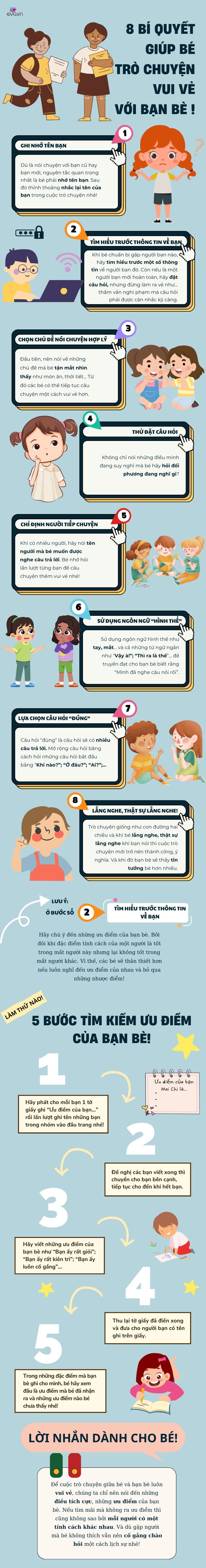Kỹ năng sống cho trẻ mầm non (P21): 8 bí quyết giao tiếp giúp con có cuộc trò chuyện vui vẻ với bạn bè - 1