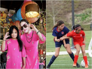 Giải trí - Con gái lai da ngăm đen của "chị đẹp" Thu Phương: Có cặp đùi rắn rỏi, trở thành cầu thủ nhưng phải trả giá