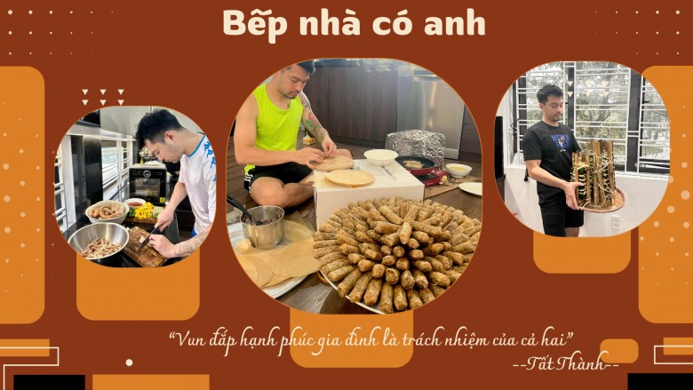 Vợ nổi tiếng nấu ăn ngon trên mạng, ông chồng này vẫn thích vào bếp, bà xã luôn chấm cho điểm cao - 6