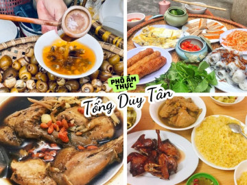 Phố ẩm thực Tống Duy Tân siêu hấp dẫn, chỉ 50.000 đồng đã thưởng thức được gà tần thơm ngon