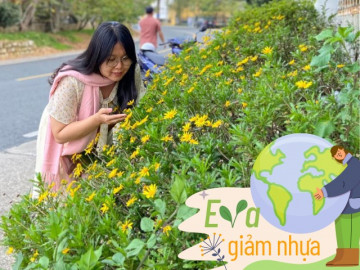 Cô gái khiếm thị Nguyễn Thị Minh Thư và chặng đường lan tỏa lối sống xanh, giảm rác thải nhựa