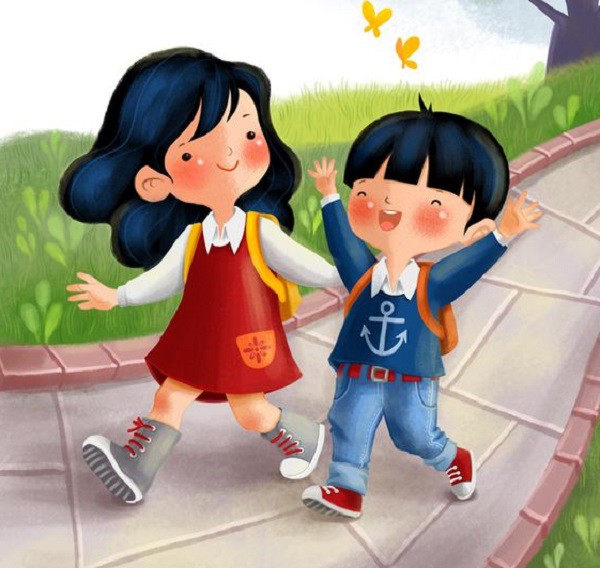 Hãy dạy trẻ một số từ lịch sự cơ bản và chuẩn mực hành vi như xin chào, xin lỗi, cảm ơn... 