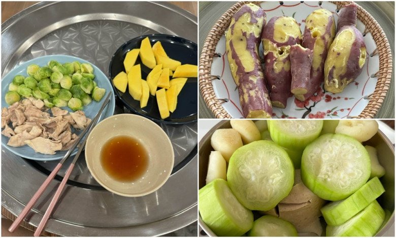 Việt Trinh có chế độ ăn uống khá thanh đạm, chủ yếu là rau củ để giảm cân và đẹp da.