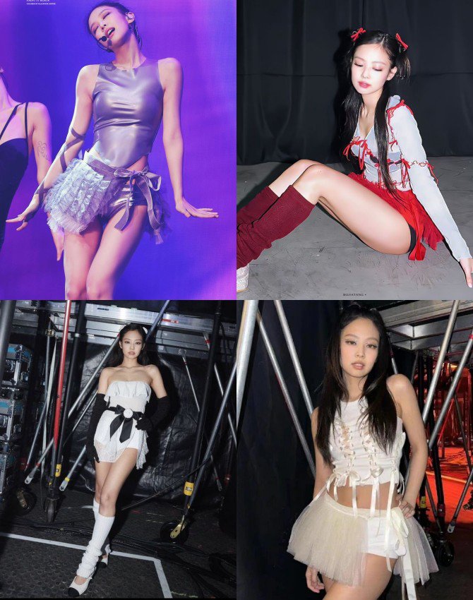 Loạt outfit gắn đầy nơ của Jennie đã trở thành xu hướng mua sắm của rất nhiều cô gái trong năm ngoái.