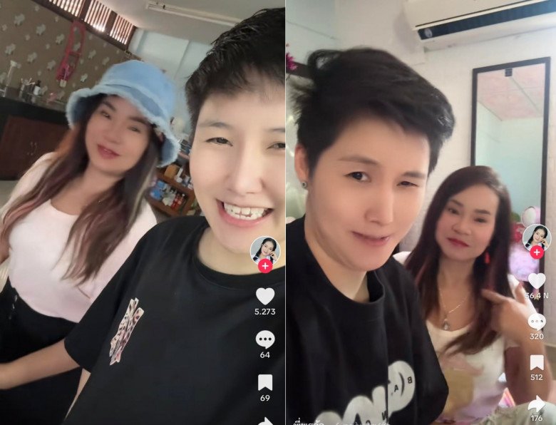 Hiện tại, quý cô hạnh phúc đã có bạn trai mới. Các clip nhận được rất nhiều lượt tương tác. Người đẹp tuổi U70 xuất hiện trong các clip đời thường xinh đẹp và xì tin hết nấc.