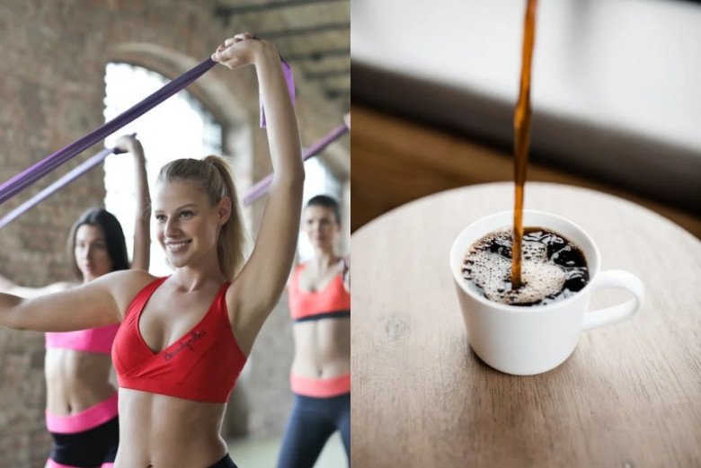 Uống cà phê đen trước khi tập thể dục hoặc sau bữa ăn sẽ giúp giảm cân hiệu quả. (Ảnh minh họa)