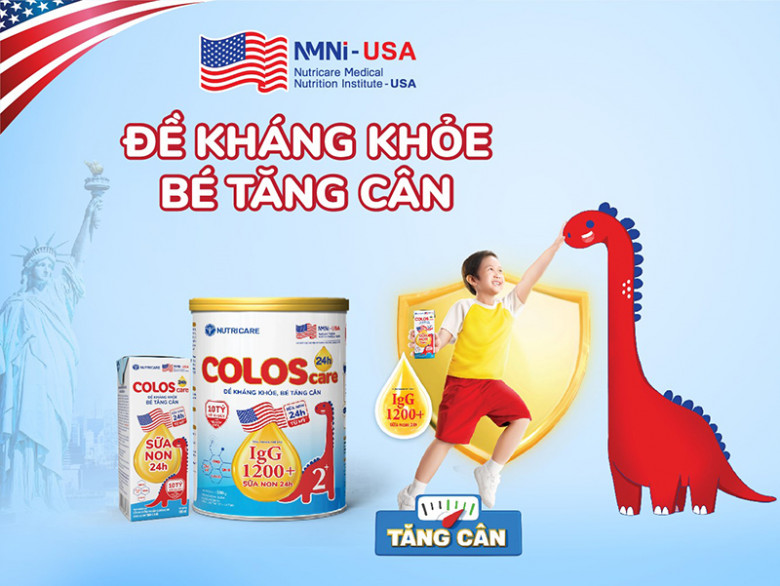 ColosCare 24h - Đề kháng khỏe, bé tăng cân