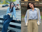 Thời trang - Kiểu áo sơ mi được Đàm Thu Trang diện hot nhất Hè này, chị em tuổi nào cũng mặc đẹp