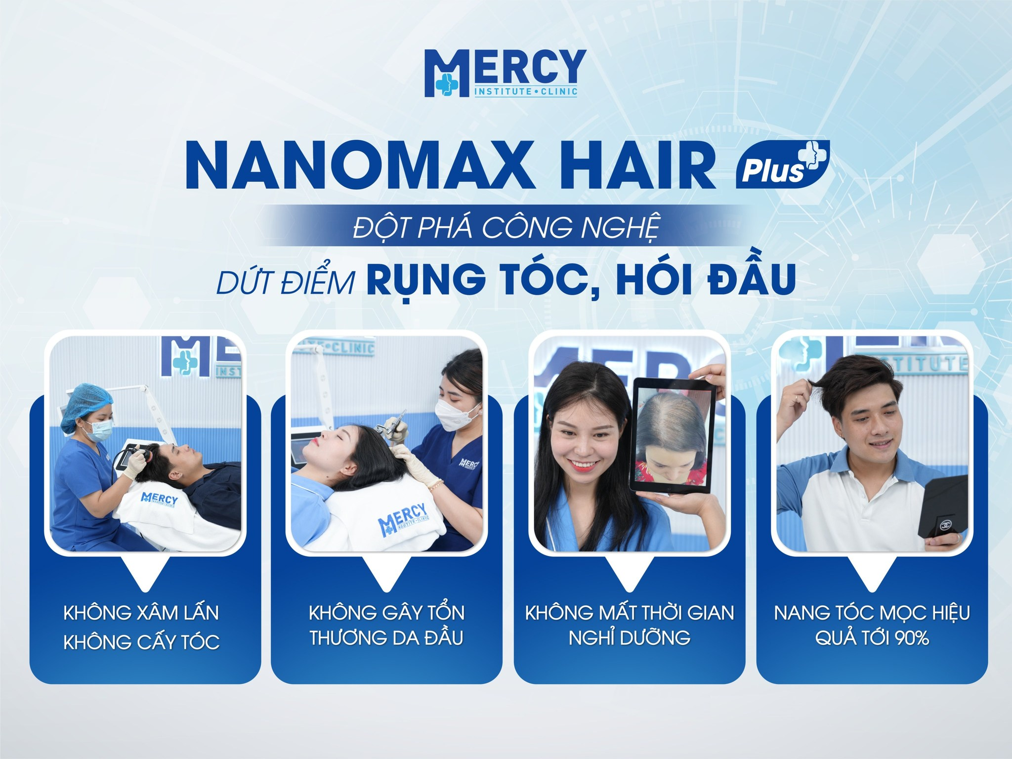 Phòng khám Mercy tiên phong xu hướng điều trị rụng tóc hói đầu 2024 - 1