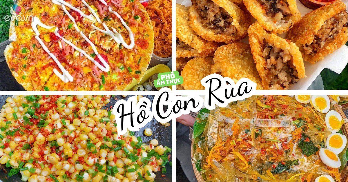 Ẩm thực Hồ Con Rùa khiến giớ trẻ mê mệt, bánh tráng nước, xôi chiên chỉ ...