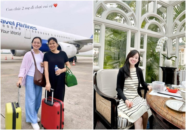 Ly Kute khoe đưa mẹ ruột và mẹ chồng đi du lịch, nhan sắc 2 bà thông gia gây chú ý.