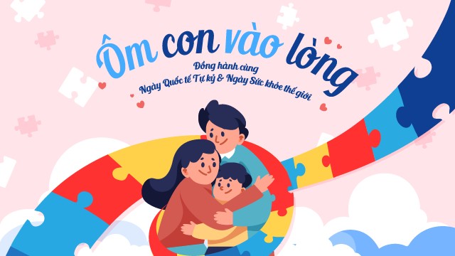 Ôm con vào lòng