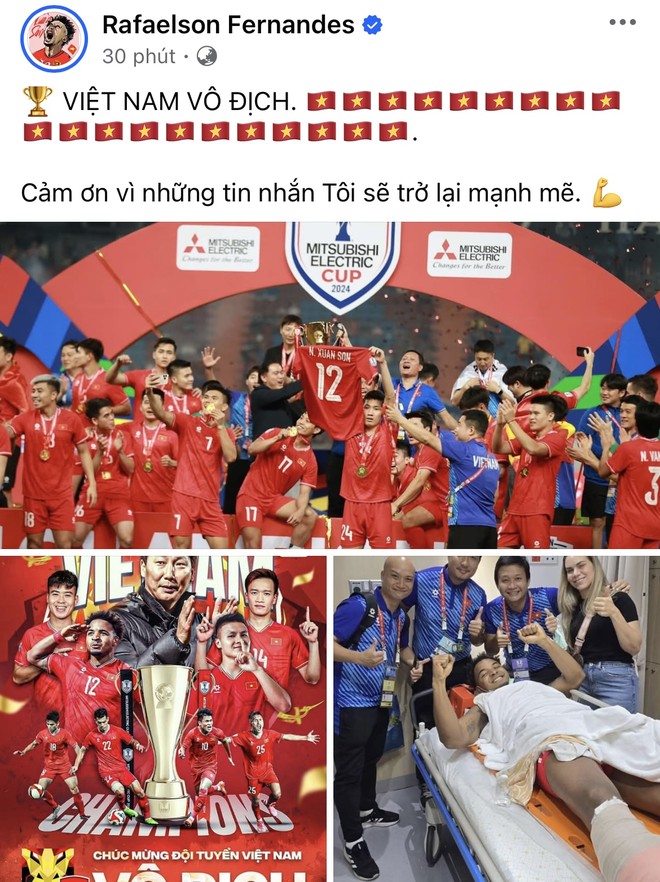 Xuân Son gửi lời cảm ơn mọi người đã thăm hỏi và cho biết sẽ trở lại mạnh mẽ