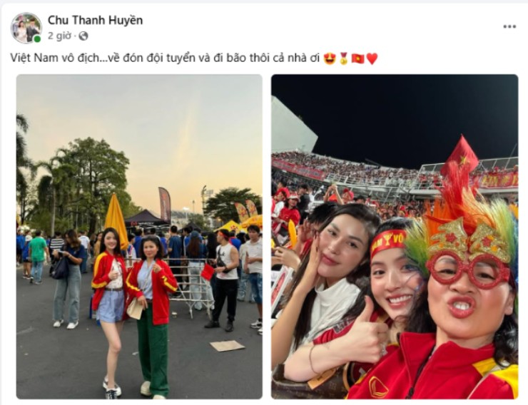 Chu Thanh Huyền, vợ của Quang Hải hẹn người hâm mộ đi bão khi đội tuyển về nước
