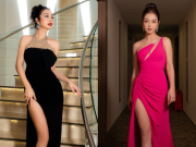 Thời trang - “Hoa hậu 4 con” Jennifer Phạm diện váy xẻ cao tới đùi
