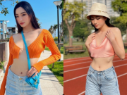 Thời trang - Lương Thuỳ Linh diện áo ngắn hờ hững, gợi cảm hút mắt