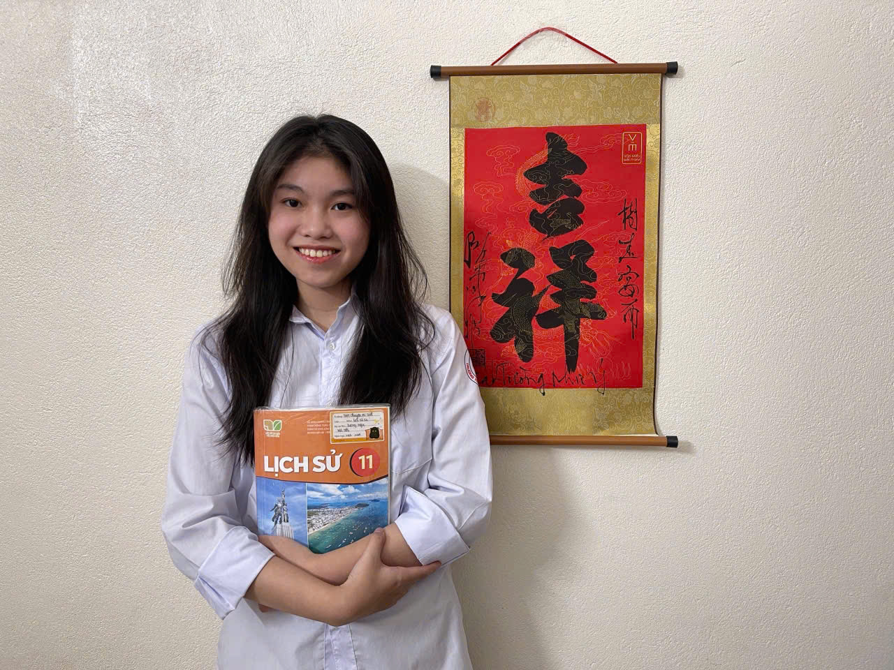 Nữ sinh Dương Ngọc Yến Nhi. Ảnh: T.L