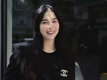 Thời trang từ lúc mới bầu đến khi bụng vượt mặt của MC Mai Ngọc