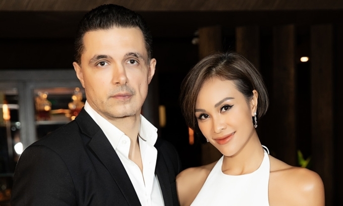 Người mẫu Phương Mai và chồng khi còn bên nhau. Ảnh: Nhân vật cung cấp