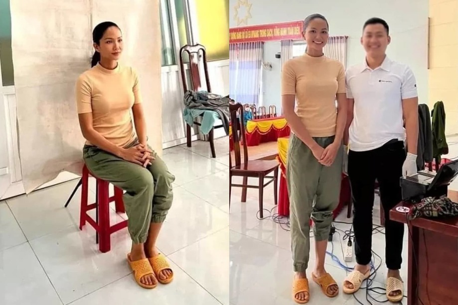 Hhen niê gây chú ý vì xỏ dép lê đi đăng ký kết hôn - 5