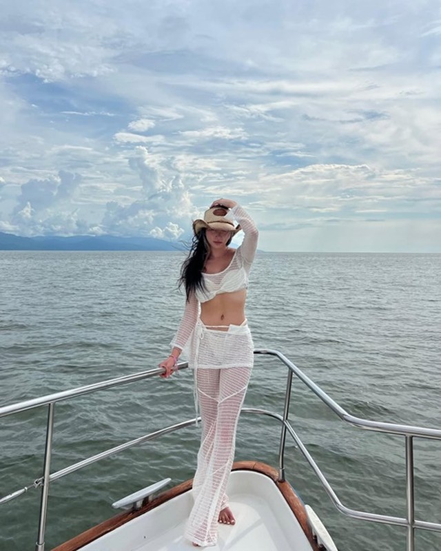 Có ngoại hình xinh đẹp như hot girl lai Tây nhưng Isabella chưa bước vào làng giải trí. Ảnh: Instagram Isabella.