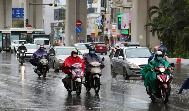 Hà Nội mưa rét trong ngày 25/2.