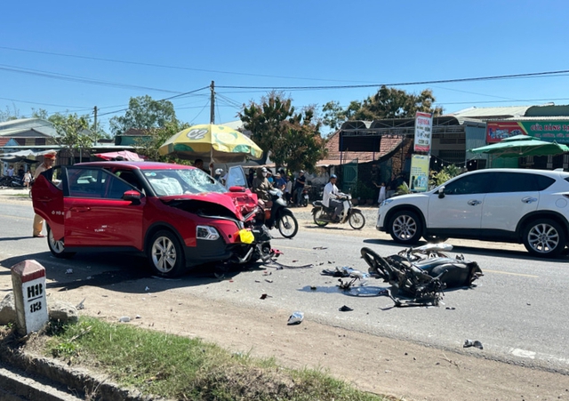 Hình ảnh hiện trường vụ tai nạn. Ảnh: NDCC