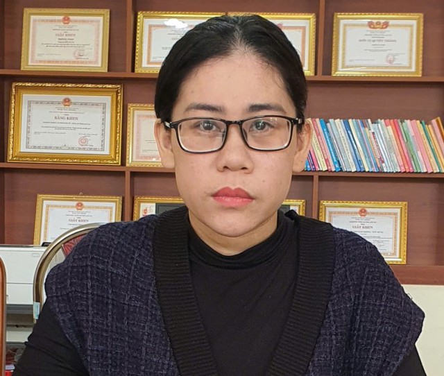 Mai Hương Lý bị cáo buộc chiếm đoạt số tiền hơn 500 triệu đồng của nhiều khách hàng. Ảnh: Theo Công an Lào Cai