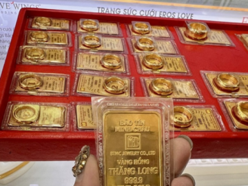 Giá vàng đang tăng rất mạnh