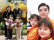 Giải trí - Sao Việt 24h: 2 cháu song sinh nhà Bầu Hiển đi xem phim cùng bà nội và bố, ngoại hình được khen "sao y bản chính"