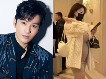 Bạn gái Huỳnh Hiểu Minh bị đồn đã sinh con gái