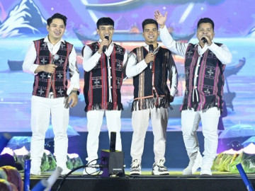 Ban nhạc Sắc Việt - Tây Nguyên mang tiếng hát đại ngàn đến với hàng nghìn khán giả Ninh Bình