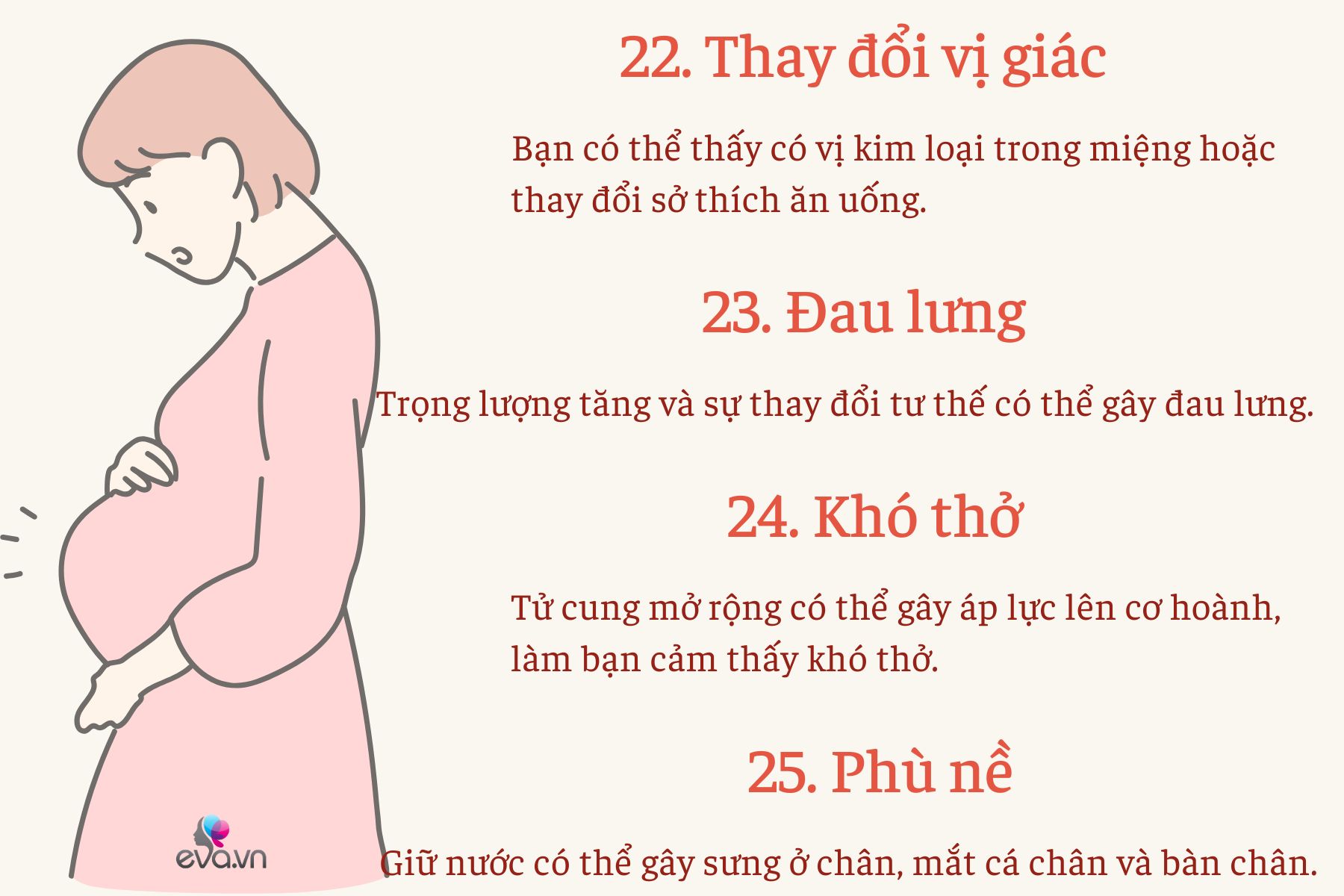 Góc bất ngờ: 25 triệu chứng xuất hiện khi mang thai tưởng lạ nhưng lại rất bình thường - 8