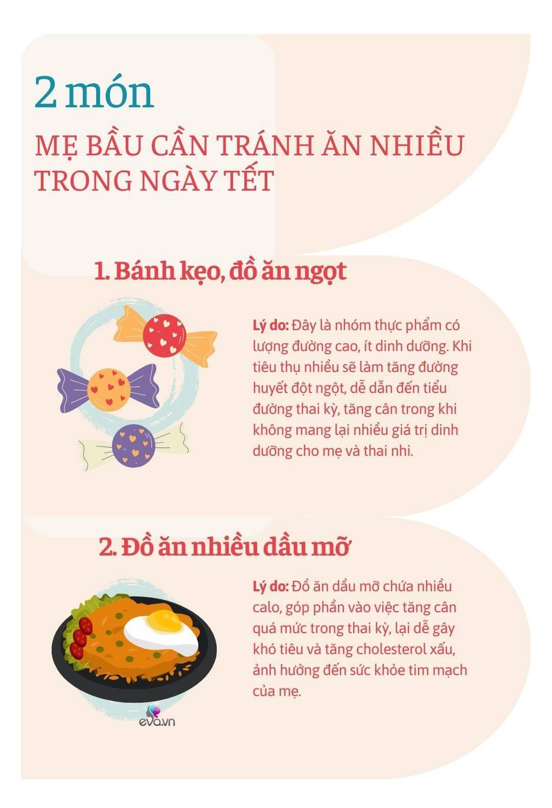 Có 2 món mẹ bầu NÊN TRÁNH và 1 món NÊN ĂN nhiều trong mấy ngày Tết, lý do rất thuyết phục - 2