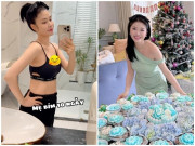 Bà bầu - Bà xã Đăng Khôi về dáng sau 3 lần sinh nở, body thế nào mà được rần rần xin bí quyết