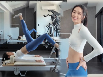 Tập những động tác yoga khó khi đang mang bầu, nữ diễn viên khiến người hâm mộ lo lắng, nhưng điều cô nói còn bất ngờ hơn