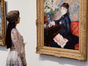 Mang thai con đầu lòng, HH Ngọc Hân chọn thai giáo mỹ thuật để nuôi dưỡng tình yêu nghệ thuật cho con