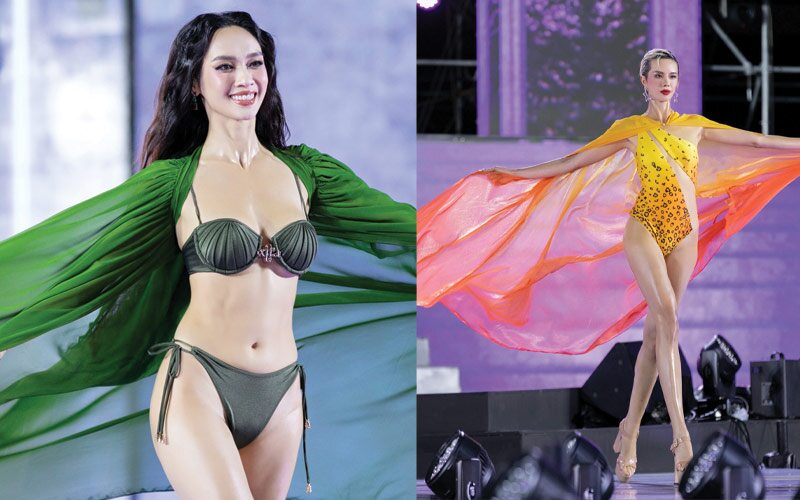 Cụ thể, trong đêm trình diễn thời trang biển thuộc khuôn khổ Miss Universe Vietnam 2024 diễn ra  ở Phan Thiết, các thí sinh trình diễn bộ sưu tập của nhiều nhà thiết kế, trong đó có bộ sưu tập áo tắm gây tranh cãi dữ dội trên truyền thông. 