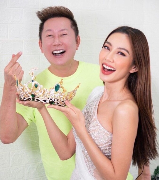 Nawat chính là ba nuôi mà Thùy Tiên có được sau khi đăng quang Miss Grand International.