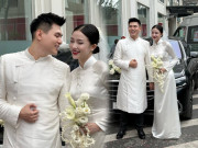 Đẹp - Mẹ bỉm Salim khoe nhan sắc hot nhất Hà thành ngày lễ ăn hỏi, bất ngờ với kiểu tóc không thể đơn giản hơn