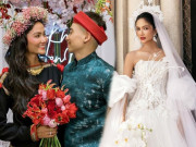 Thời trang - Chiếc váy cưới độc nhất vô nhị của H'Hen Niê trong lễ ăn hỏi với bạn trai tại quê nhà